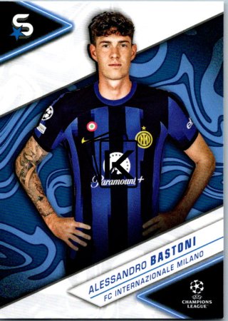 Fotbalová kartička 2023-24 Topps Superstars UEFA Club Competitions 64 Alessandro Bastoni (FC Internazionale Milano)