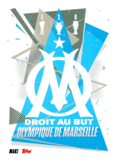 fotbalová kartička Topps Match Attax Champions League 2020-21 MAR1 Team Logo Olympique de Marseille