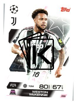 fotbalová kartička 2025-26 Topps Match Attax UCC 268 Weston McKennie (Juventus)