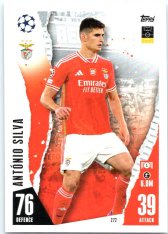 Fotbalová kartička 2023-24 Topps Match Attax UEFA Club Competitions 272 António Silva SL Benfica