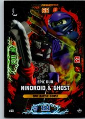 Lego Ninjago Trading Card EPIC DUO 153 Nindroid & Ghost