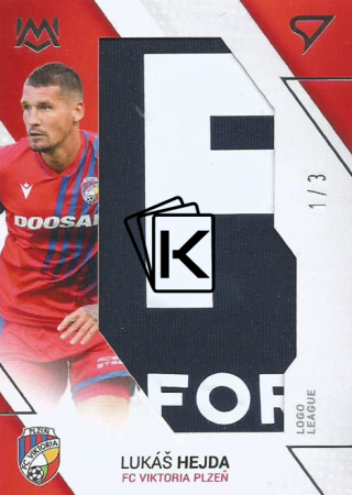 2022-23 SportZoo Fortuna Liga Unique Mark UM-HE Lukáš Hejda F:L Logo F 1/3 FC Viktoria Plzeň