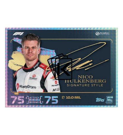2024 Topps Turbo Attax Formule 1 Mega Tin Five Fold Černá