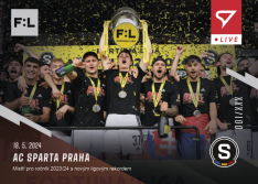 fotbalová kartička 2023-24 SportZoo Fortuna Liga Live L-42 AC Sparta Praha