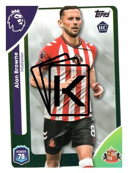 fotbalová kartička 2025-26 Topps  Premier League 351 Alan Browne (Sunderland)  -  Rookie