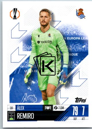 fotbalová kartička 2024-25 Topps Match Attax UEFA Club Competitions 281 Alex Remiro (Real Sociedad de Futbol)