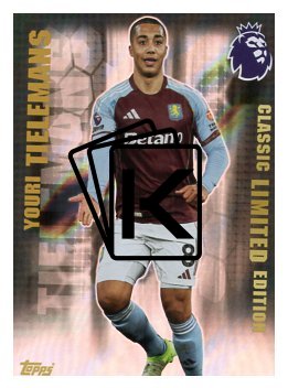 fotbalová kartička 2025-26 Topps  Premier League - Classic Limited Edition LE2 Youri Tielemans (Arsenal)