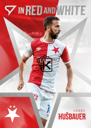 2025-26 SportZoo SK Slavia Praha In Red and White RW-09 Josef Hušbauer