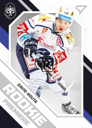 hokejová kartička 2021-22 SportZoo Tipsport Extraliga Serie 2 Rookie Premiere  RP-36 David Routa Rytíři Kladno