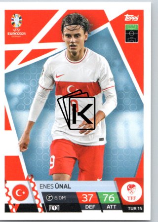 fotbalová karta Topps Match Attax EURO 2024 TUR15 Enes Ünal (Turkey)