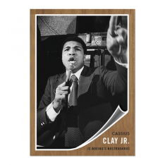 Sběratelská Kartička 2021 Topps MUHAMMAD ALI - The People's Champ 3. Cassius Clay Jr.