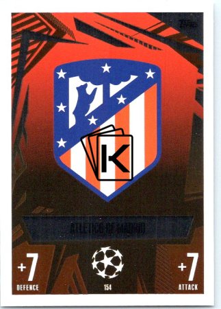 Fotbalová kartička 2023-24 Topps Match Attax UEFA Club Competitions 154 Atlético de Madrid