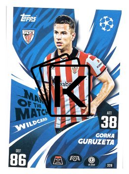 fotbalová kartička 2025-26 Topps Match Attax UCC 328 Gorka Guruzeta (Athletic Club)