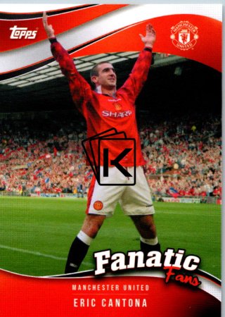 fotbalová kartička 2024-25 Topps Manchester United Fan Set Fanatics fans FF-5 Eric Cantona