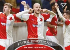 fotbalová kartička 2021-22 SportZoo Fortuna Liga Serie 2 Pure Emotions PE-16 Michal Krmenčík SK Slavia Praha