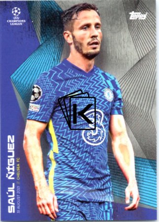 fotbalová kartička 2021 Topps Summer Signings Saul Niguez Chelsea FC