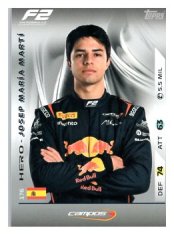 2025 Topps Turbo Attax F1 Campos Racing F2 Teams  176  Josep María Martí