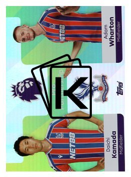 fotbalová kartička 2025-26 Topps  Premier League - Pro Partnership 368 Daichi Kamada-Adam Wharton (Crystal Palace)