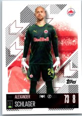 fotbalová kartička 2024-25 Topps Match Attax UEFA Club Competitions 389 Alexander Schlager (FC Salzburg)  -  Captain format - title missing