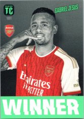 fotbalová karta Panini Top Class  181  Gabriel Jesus (Arsenal)
