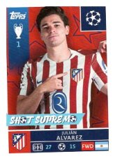 2025-26 Topps Champions League Atlético Madrid 124 Julián Álvarez
