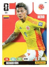 fotbalová kartička World Cup 2026 Adrenalyn XL 114 Richard Rios (Colombia)
