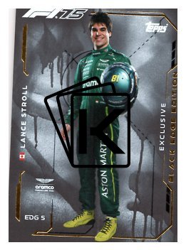 2025 Topps Turbo Attax F1 Aston Martin Black Edge EDG5 Lance Stroll