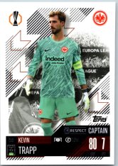 fotbalová kartička 2024-25 Topps Match Attax UEFA Club Competitions 245 Kevin Trapp (Eintracht Frankfurt)  -  Captain