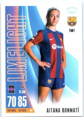 2023-24 Topps Match Attax EXTRA UEFA Club Competition UWCL Limelight 162 Aitana Bonmatí FC Barcelona