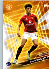 fotbalová kartička 2024-25 Topps Manchester United Fan Set Golden Future GF-4 Ethan Wheatley RC