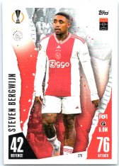 Fotbalová kartička 2023-24 Topps Match Attax UEFA Club Competitions 270 Steven Bergwijn AFC Ajax