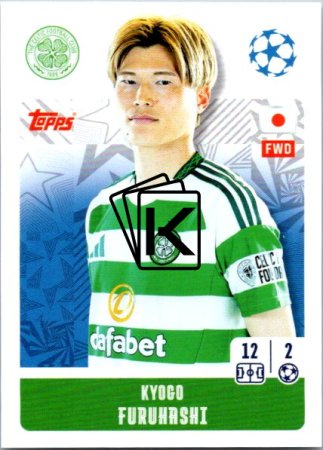 2024-25 Topps Champions League 147 Kyogo Furuhashi (Celtic FC)