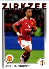 fotbalová kartička 2024-25 Topps UEFA Club Competitions Flagship 121 Joshua Zirkzee Manchester United-KOPIE