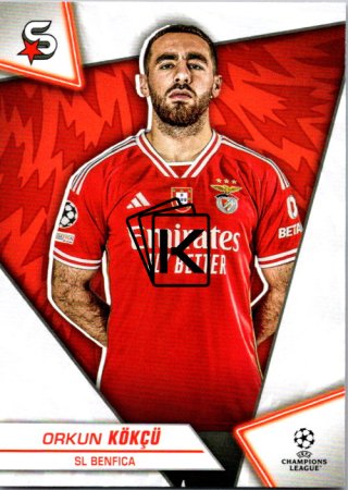 Fotbalová kartička 2023-24 Topps Superstars UEFA Club Competitions 149 Orkun Kökçü (SL Benfica)