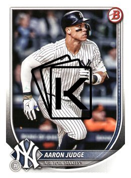 Baseballová karta 2025 Bowman 99 Aaron Judge, New York Yankees