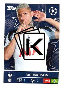 2025-26 Topps Champions League  Tottenham Hotspur 447 Richarlison