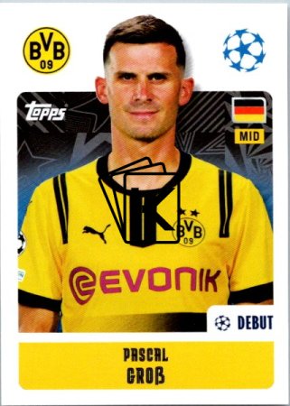 2024-25 Topps Champions League 132 Pascal Groß (Borussia Dortmund)