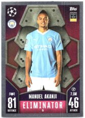 Fotbalová kartička 2023-24 Topps Match Attax UEFA Club Competitions 15 Manuel Akanji Manchester City