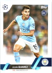 Fotbalová kartička 2022-23 Topps UEFA Club Competitions 68 Julián Álvarez - Manchester City RC