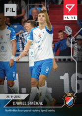 fotbalová kartička SportZoo 2022-23 Live L-031 Daniel Smékal FC Baník Ostrava /40