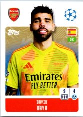 2024-25 Topps Champions League 42 David Raya (Arsenal)