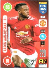 fotbalová karta Panini Adrenalyn XL FIFA 365 2021 Team Mate 87 Aaron Wan-Bissaka Manchester United