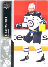 hokejová karta 2021-22 UD Series One 198 Blake Wheeler - Winnipeg Jets