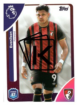 fotbalová kartička 2025-26 Topps  Premier League 51 Evanilson  (AFC Bournemouth)