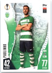 Fotbalová kartička 2023-24 Topps Match Attax UEFA Club Competitions 297 Paulinho Sporting Clube de Portugal