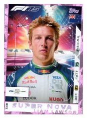 2025 Topps Turbo Attax F1 VCARB Supernova 348 Liam Lawson-Paralel Pink