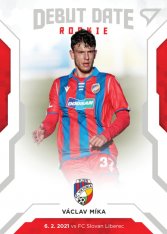 fotbalová kartička SportZoo 2020-21 Fortuna Liga Serie 2 Debut Date Rookie DR09 Václav Míka FC Viktoria Plzeň