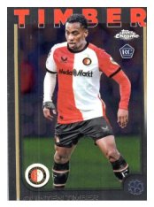 fotbalová kartička 2024-25 Topps Chrome UCC 43 Quinten Timber, Feyenoord RC