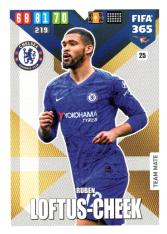 Fotbalová kartička Panini Adrenalyn XL FIFA 365 - 2020 Team Mate 25 Ruben Loftus-Cheek FC Chelsea