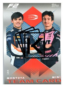 2025 Topps Turbo Attax F1 Prema Racing F2 Teams HP 184 Montoya/Mini